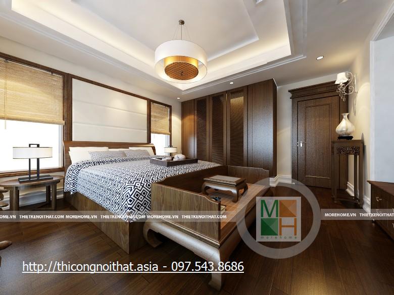 Thiết kế nội thất biệt thự ở Hoàng Mai - Nhà Anh Bắc